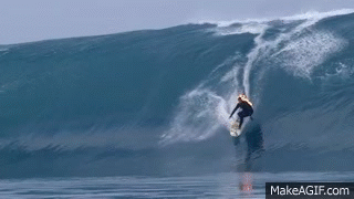 Fiji clear-water reef barrel